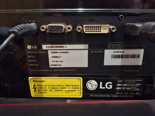Monitor LG 22? IPS Full HD HDMI + Cabo HDMI - Foto 2