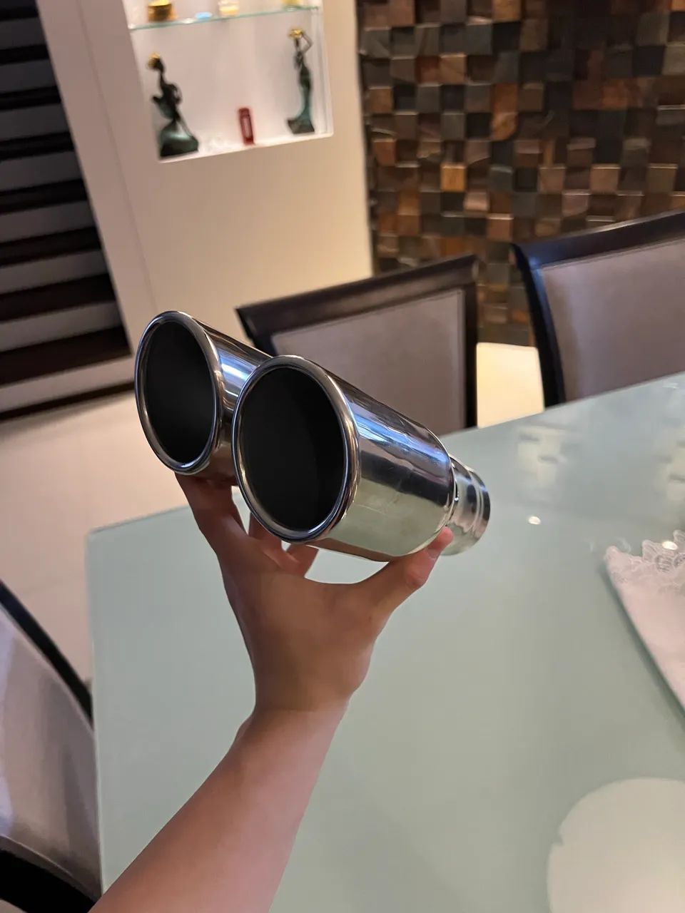 Ponteira Escapamento Inox Cromada 2,5 Polegadas - Foto 3