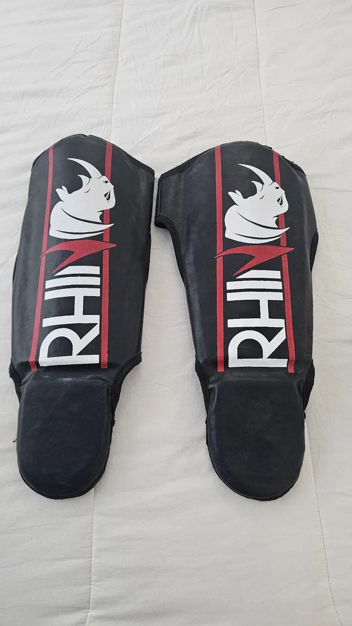 Kit luvas e caneleiras Muay Thai  - Foto 3