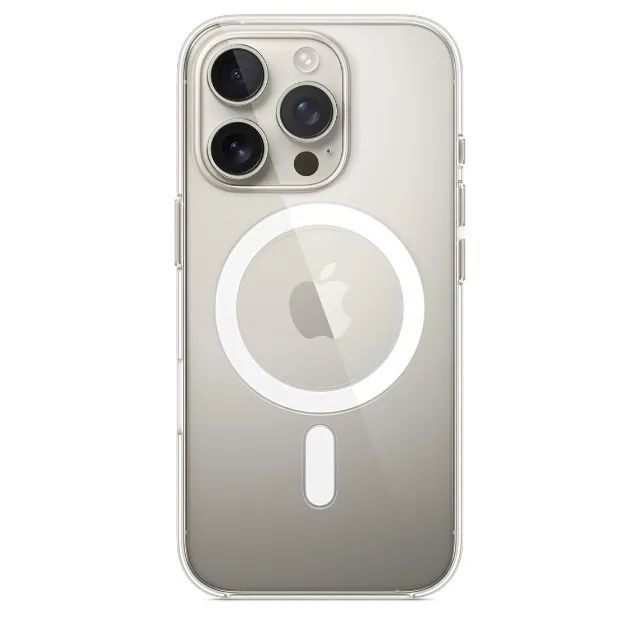 Capa Original Apple iPhone 16 Pro Transparente MagSafe - Foto 4