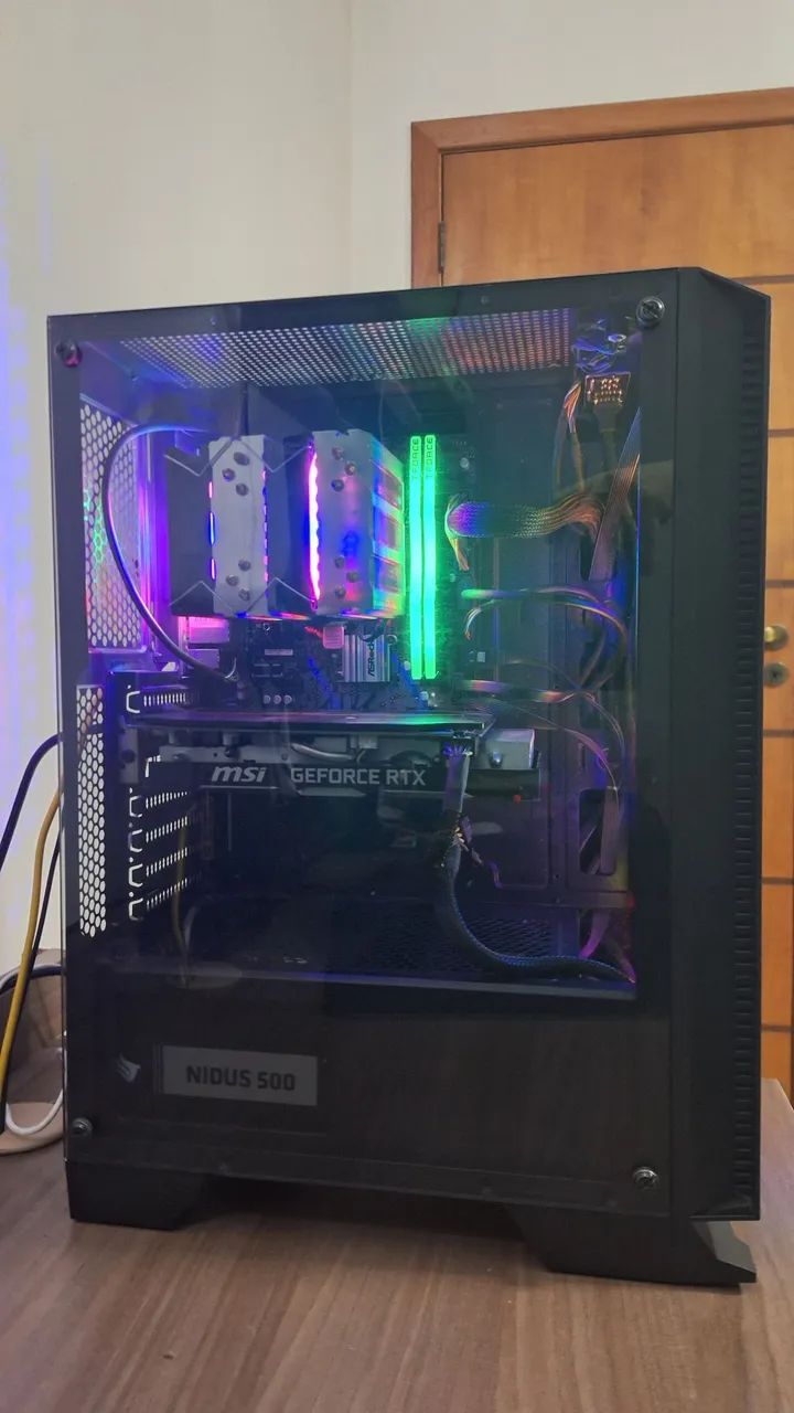PC GAMER RTX 2060 12GB + i3 10100f - Computadores e Desktops