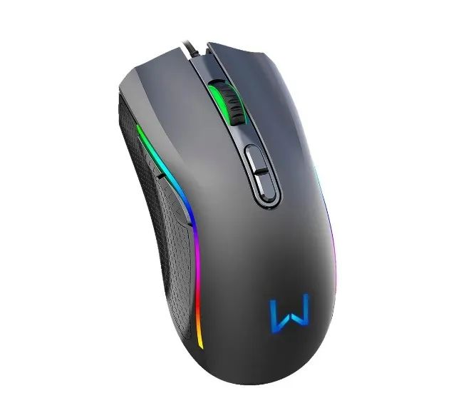 Kit Mouse E Mousepad Gamer Multi Warrior Armory Preto - Foto 4
