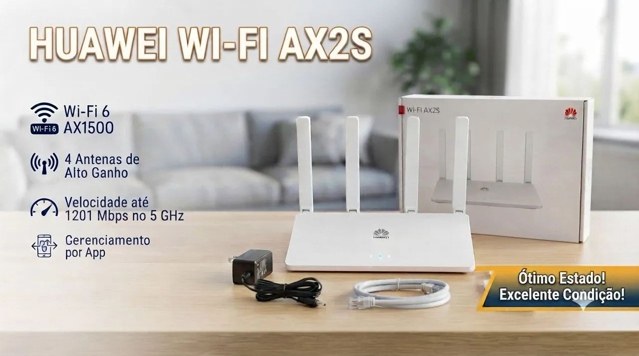 Roteador Huawei AX2S - TEM CONVERSA!