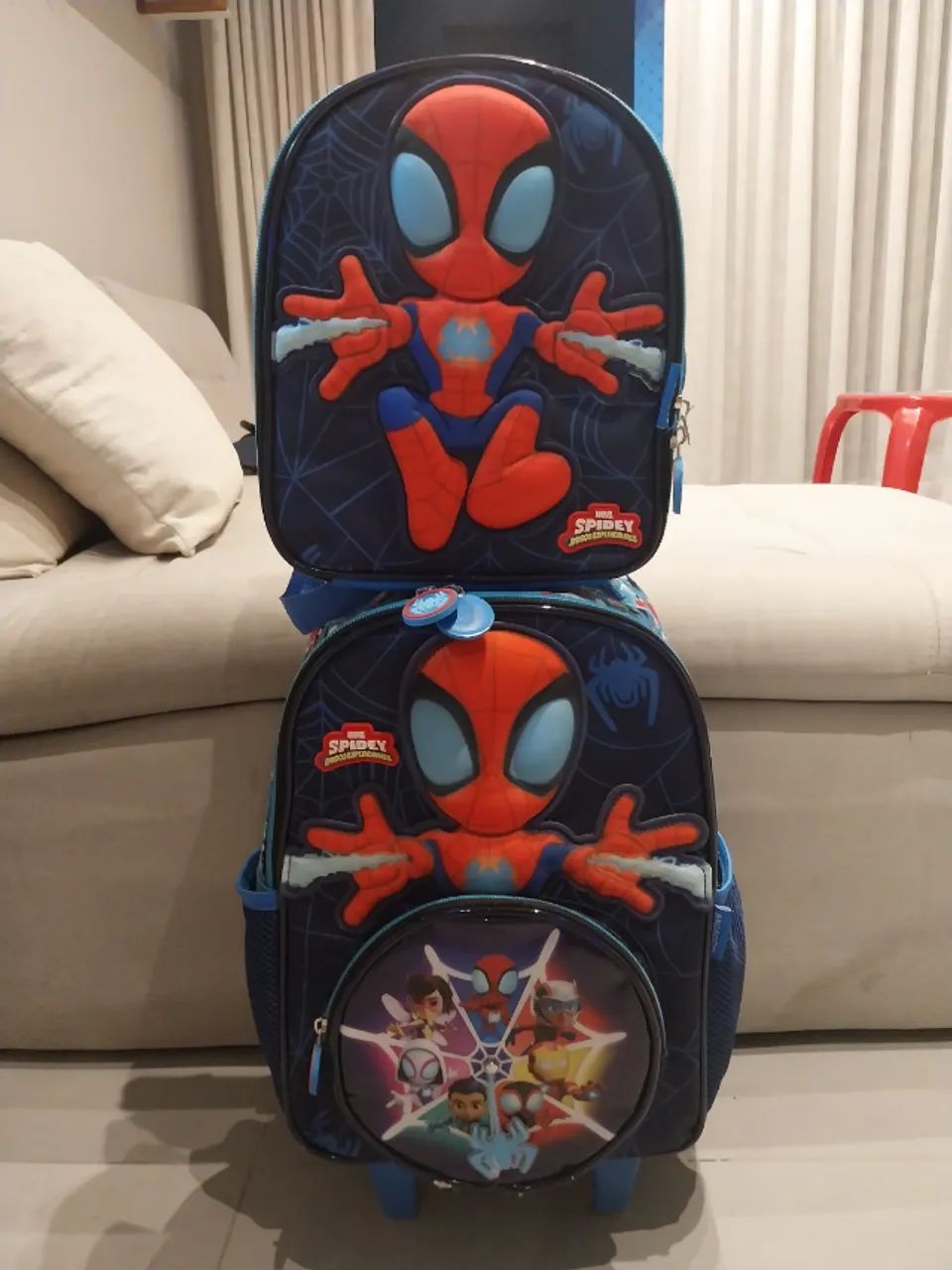 Mochila e Lancheira Bagaggio do Spidey