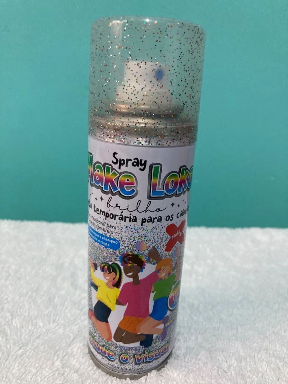 Glitter para cabelo mais brinde 
