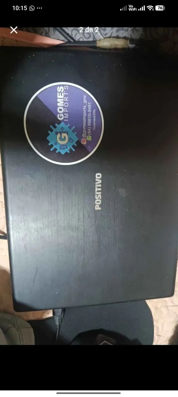 Notebook positivo 232 GB é 4 de ram  - Foto 2