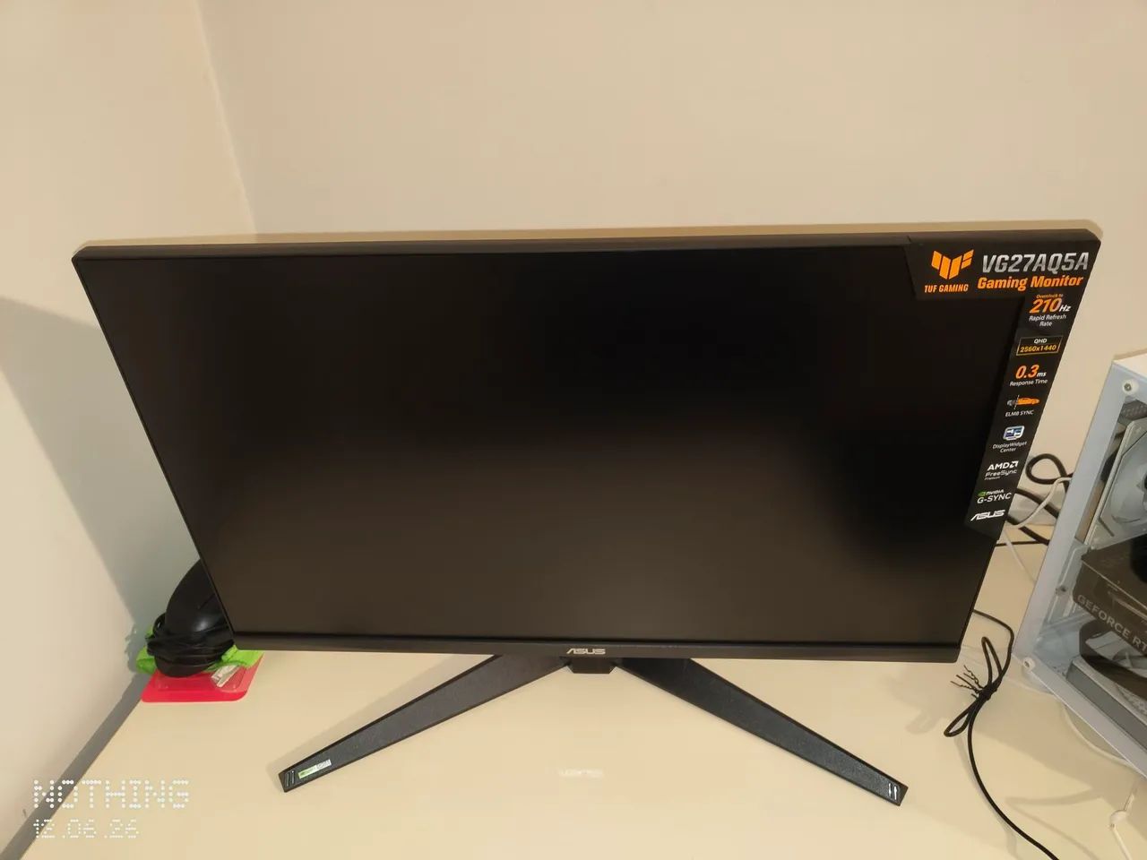Monitor Asus Tuf VG5A 27 polegadas IPS QHD, 0.3 MS de resposta, Novo com garantia da Asus! - Foto 2