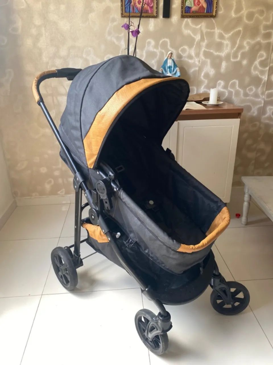 KIT CARRINHO DE BEBÊ MOISES COM BEBÊ CONFORTO.  - Foto 4