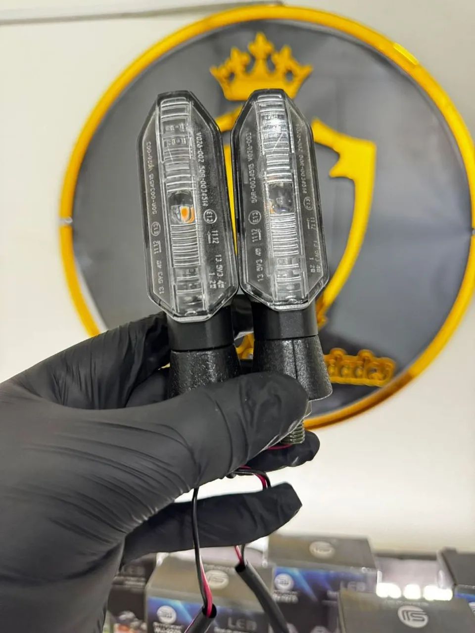 Pisca de led para moto - Foto 5