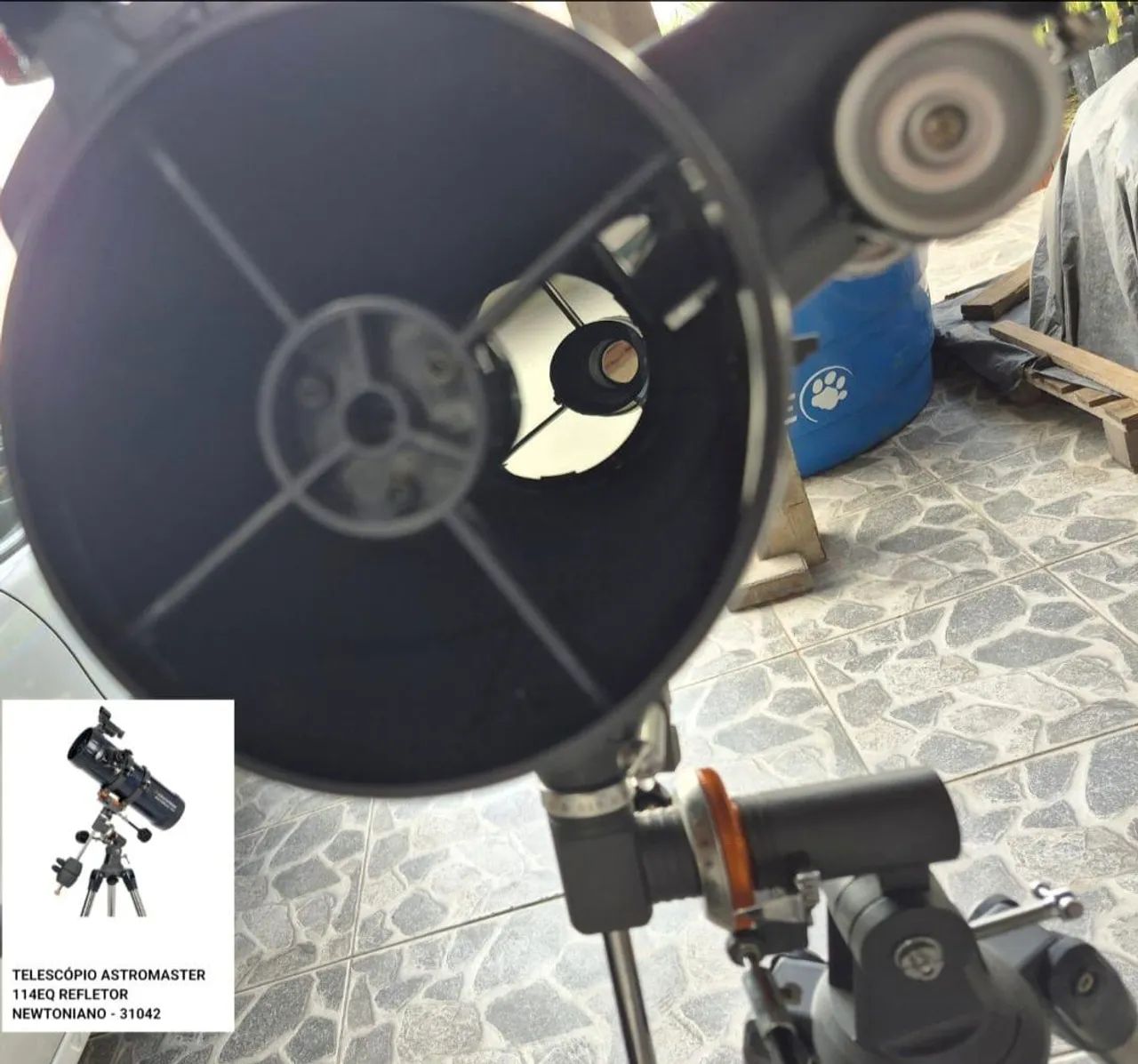 Telescópio Celestron 114mm EQ AstroMaster - Foto 4