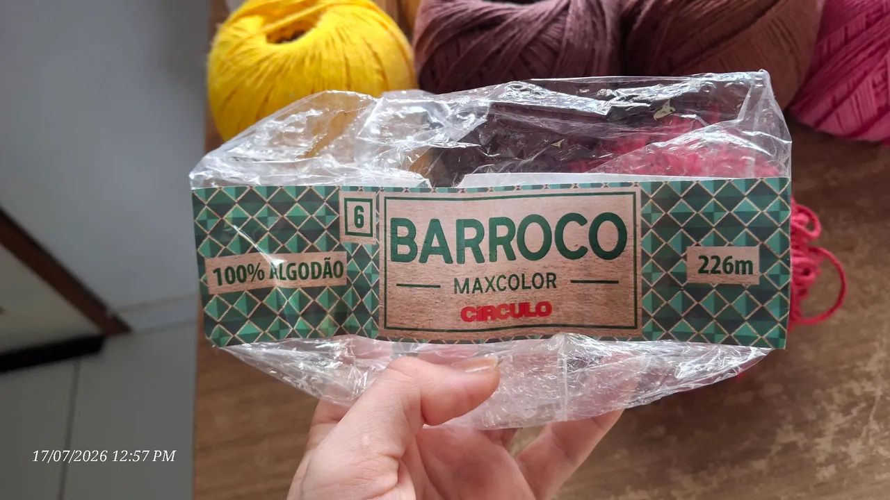Linhas de Crochê Barroco N°6 100% Algodão - Foto 2