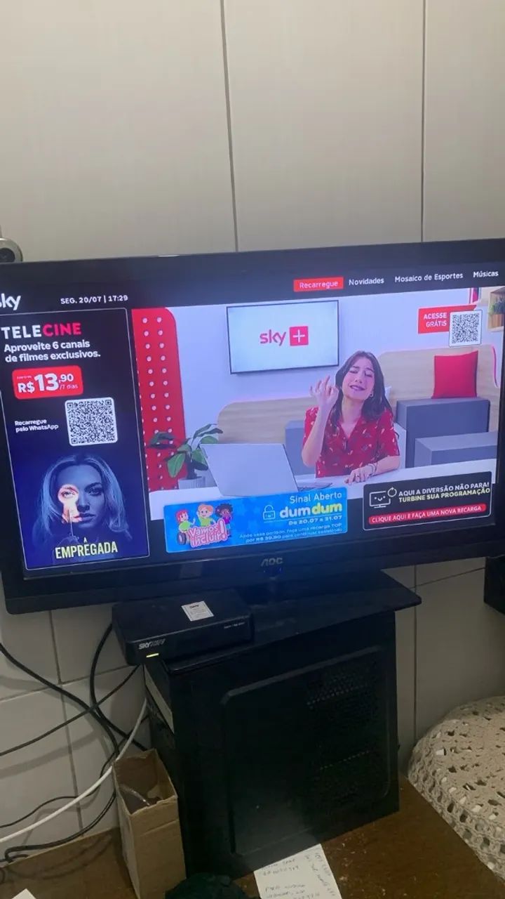 tv 32 aoc tem conversor digital embutido - Foto 2