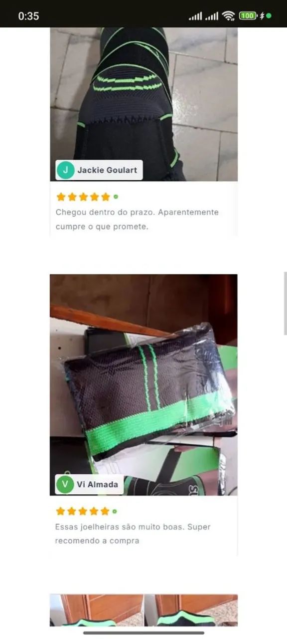 Joelheira de Compressão Ortopédica  - Foto 3