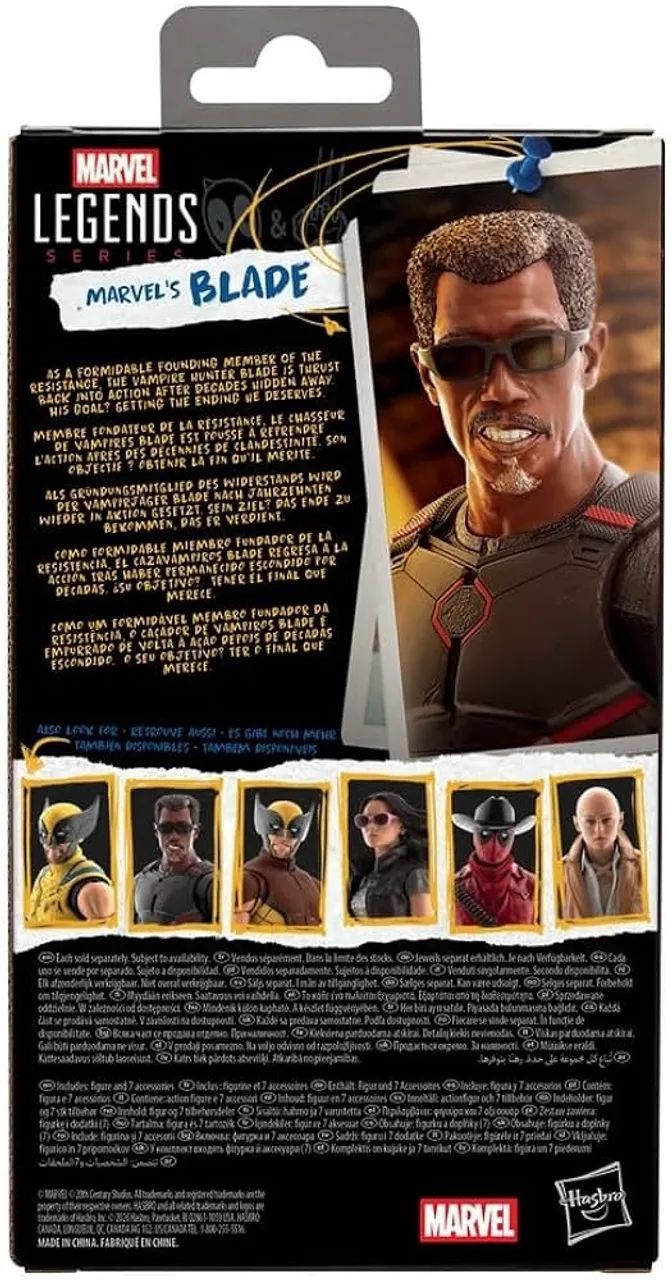 Marvel legends - blade - deadpool & wolverine  - Foto 2