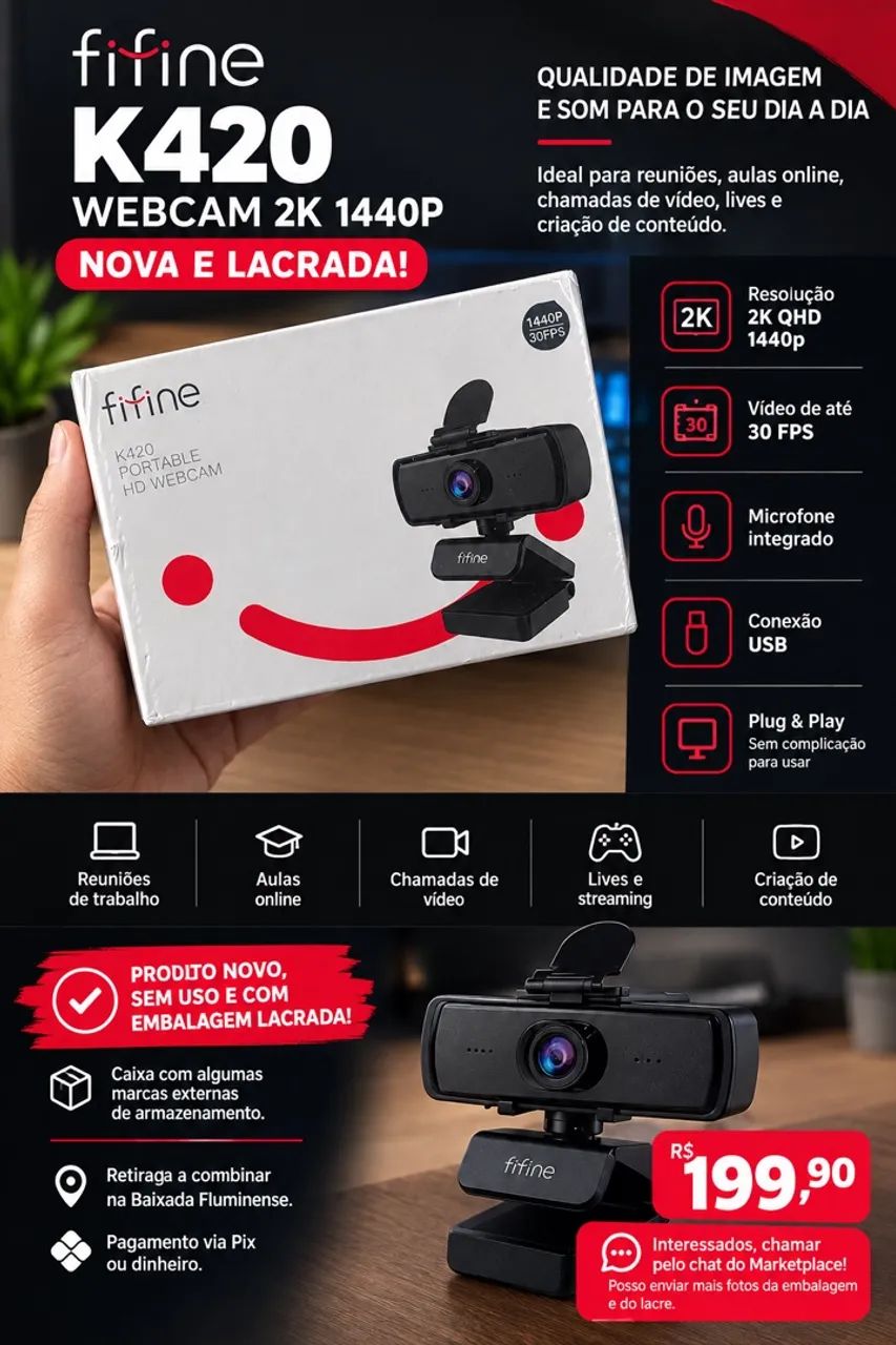 WEB CAM FIFINE K420