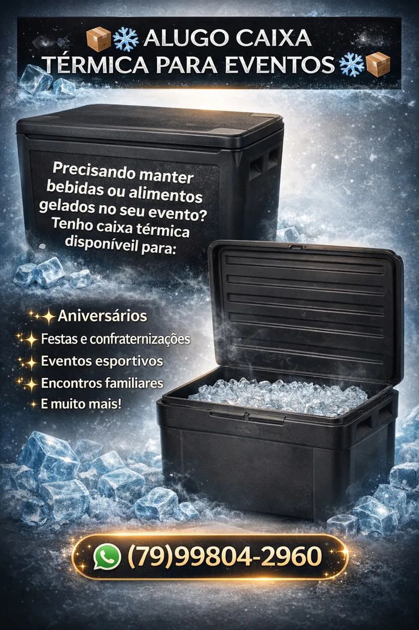 ALUGO CAIXA TERMICA 360 LITROS