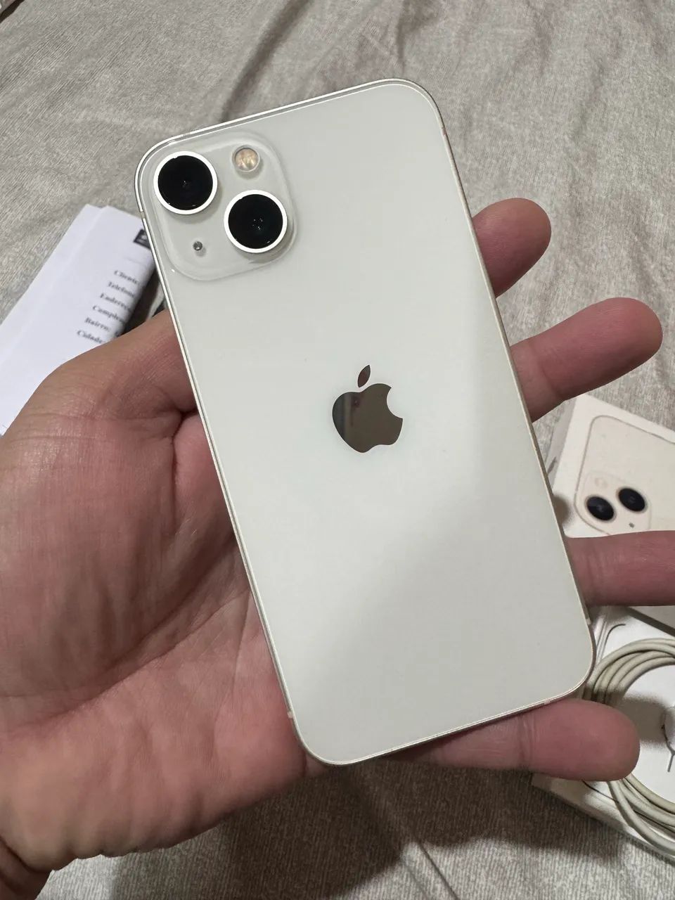 Iphone 13 branco 256gb NF - Foto 4