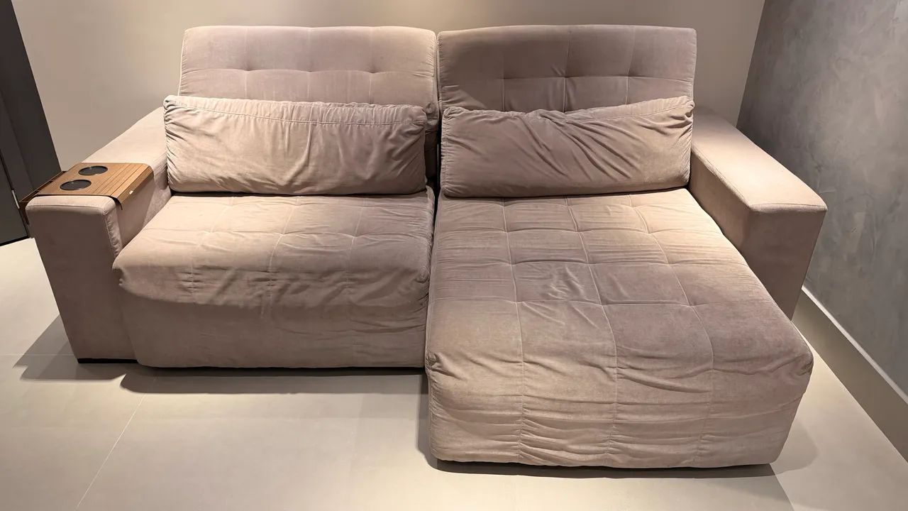 Sofá chaise 4 lugares