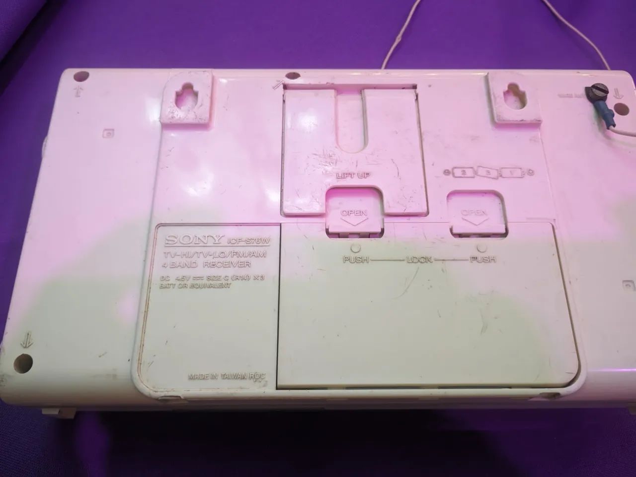 Rádio antigo sony - Foto 3