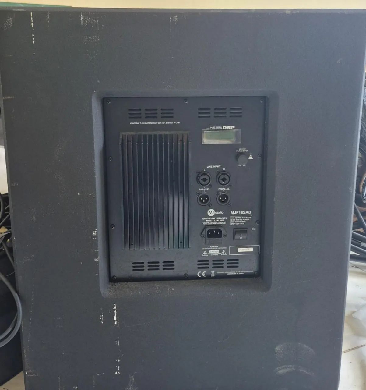 Vende-se sub mj de 18 polegadas ativo, novo - Foto 3