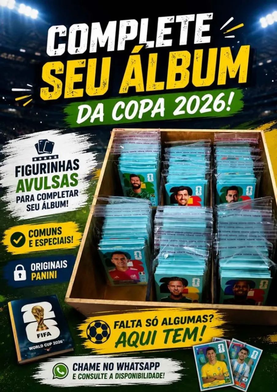 Figurinhas da Copa AVULSAS - Complete seu álbum!