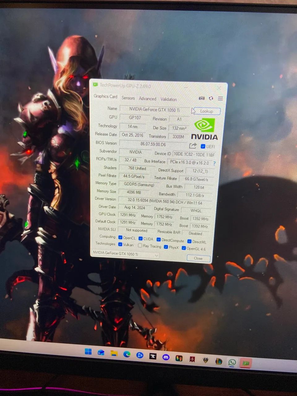 Placa de vídeo GTX 1050 TI 4 gigas  - Foto 6