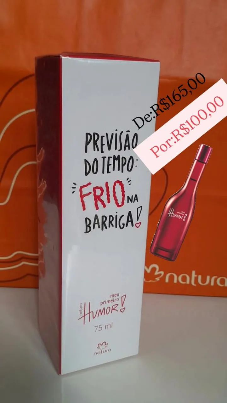 Meu primeiro humor Natura 