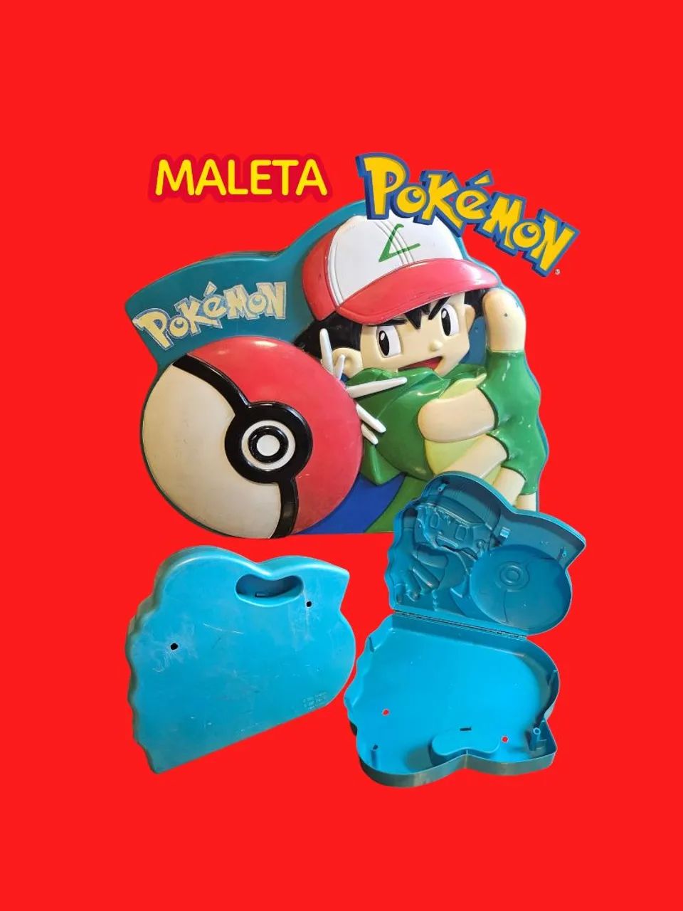 MALETA POKÉMON ASH KETCHUM - VINTAGE - 1999