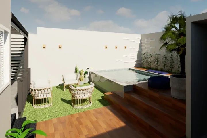 Casa mobiliada 3 quartos (1 suíte) com piscina, Jardim Botânico V, 200 m2