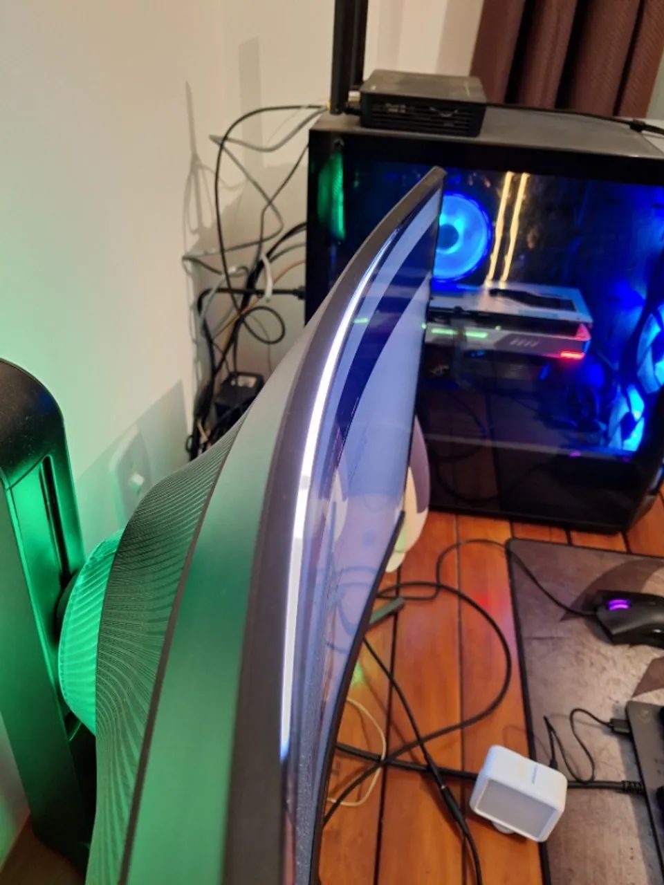 Monitor Samsung Odyssey G7, 2560x1440, 240 Hz, 27 polegadas - Foto 3