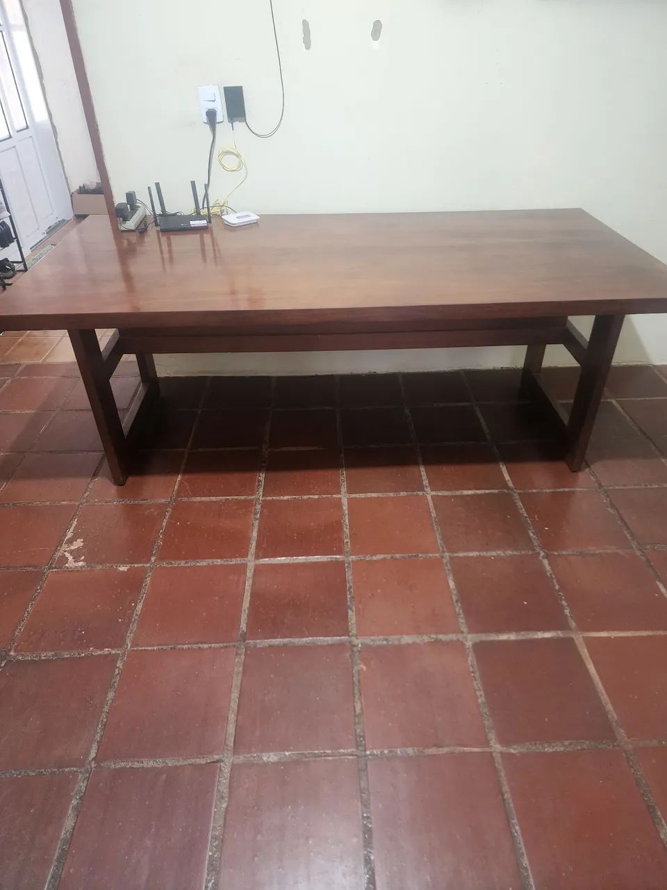 Mesa de reunião  - madeira de lei  - Foto 4