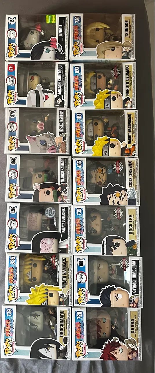 Funko pop 100,00 cada. 