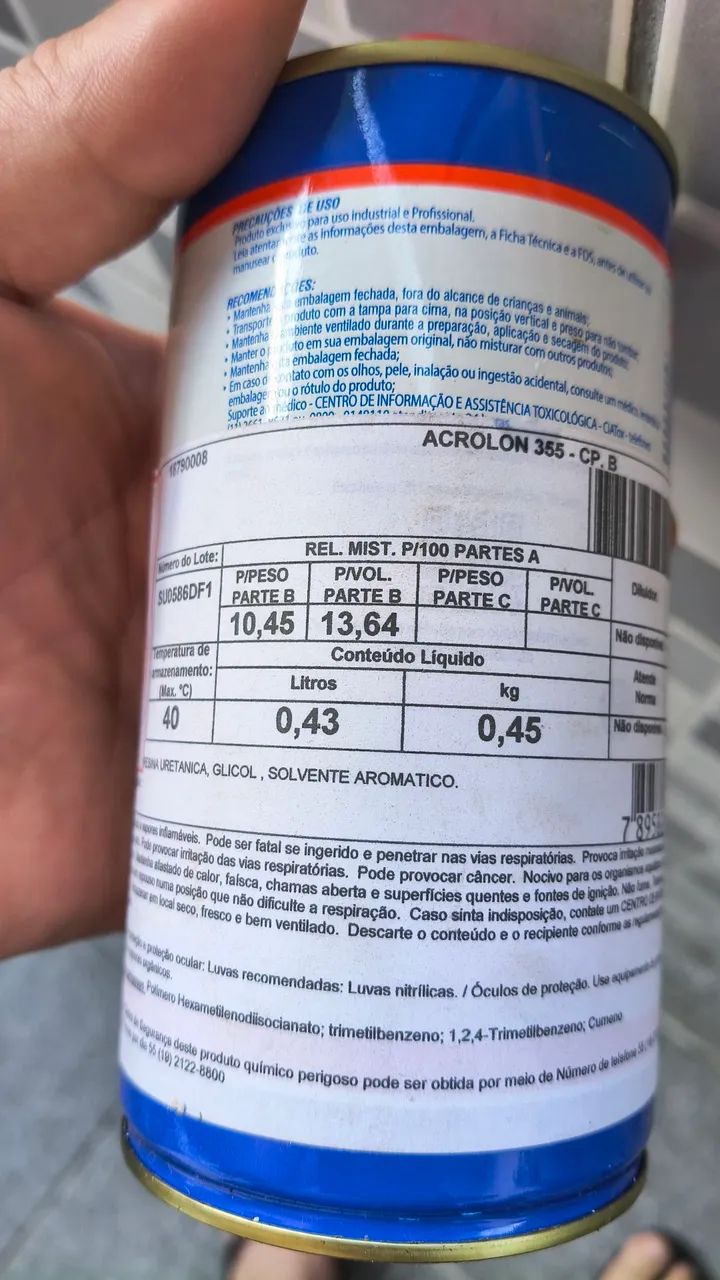 Extensão industrial Tinta e solvente 350 reais  - Foto 3
