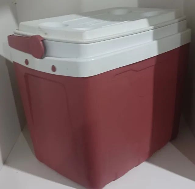 Cooler de 30 litros, vermelho. - Foto 2