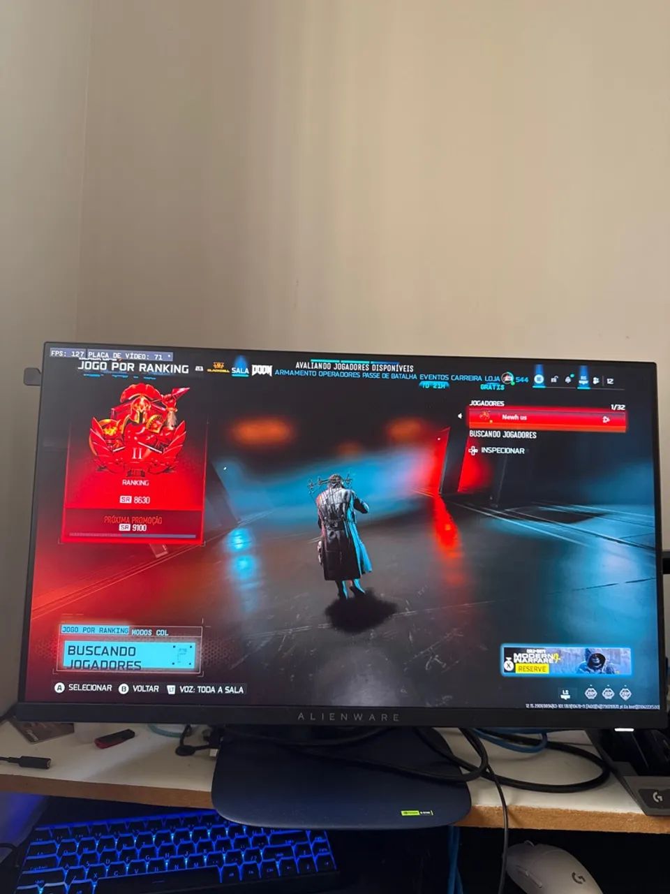 Monitor alienware 320hz 