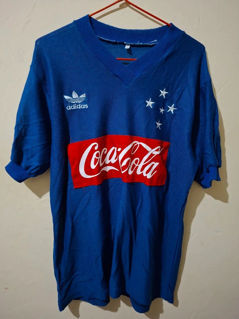 Camisa cruzeiro retrô coca cola