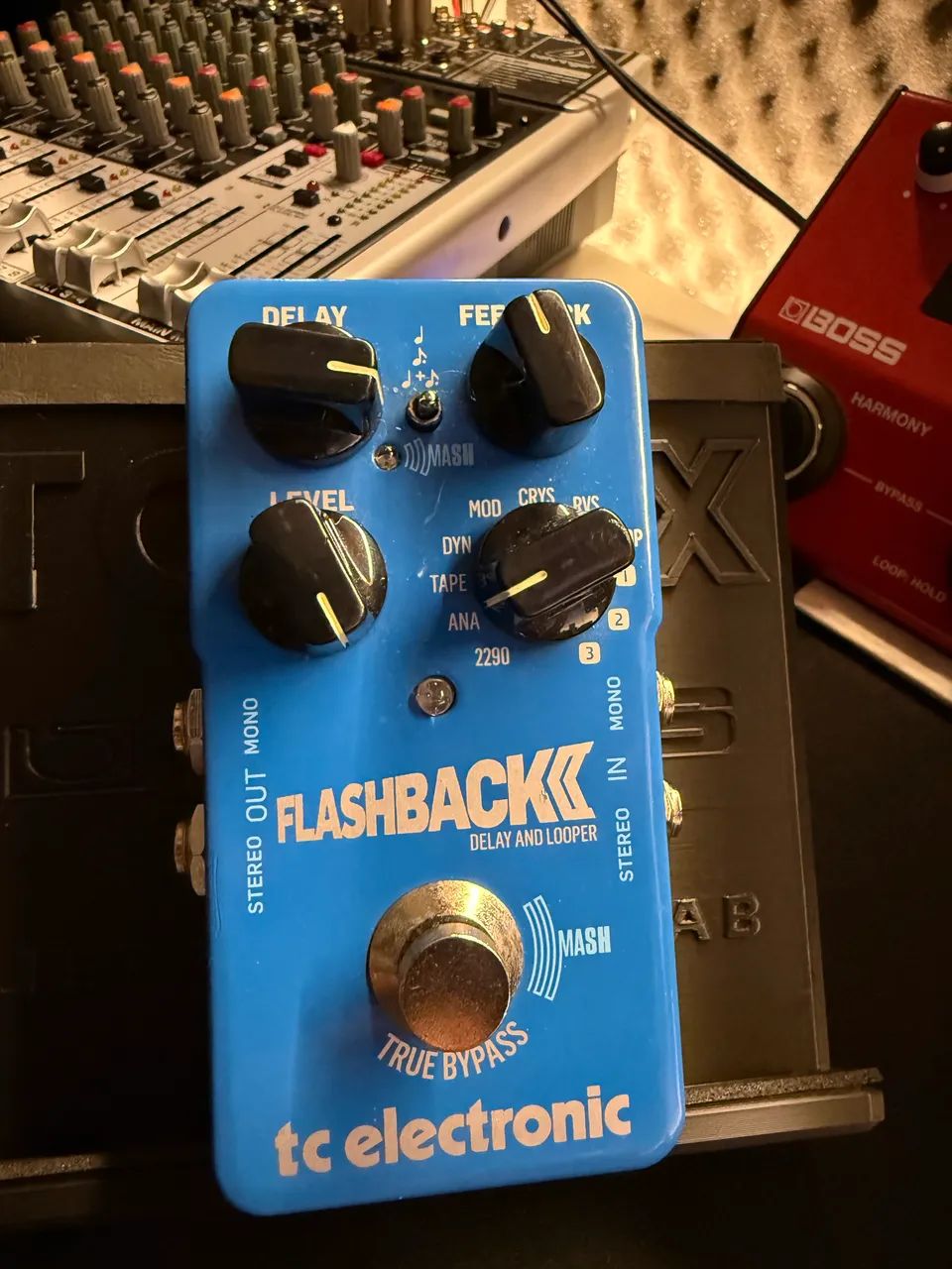 Pedal TC ELETRONIC FLASHBACK 2 !! Looper + Delay Mash - novinho 