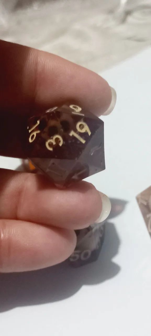 Jogo de Dados Caveira RPG de Mesa - Foto 3