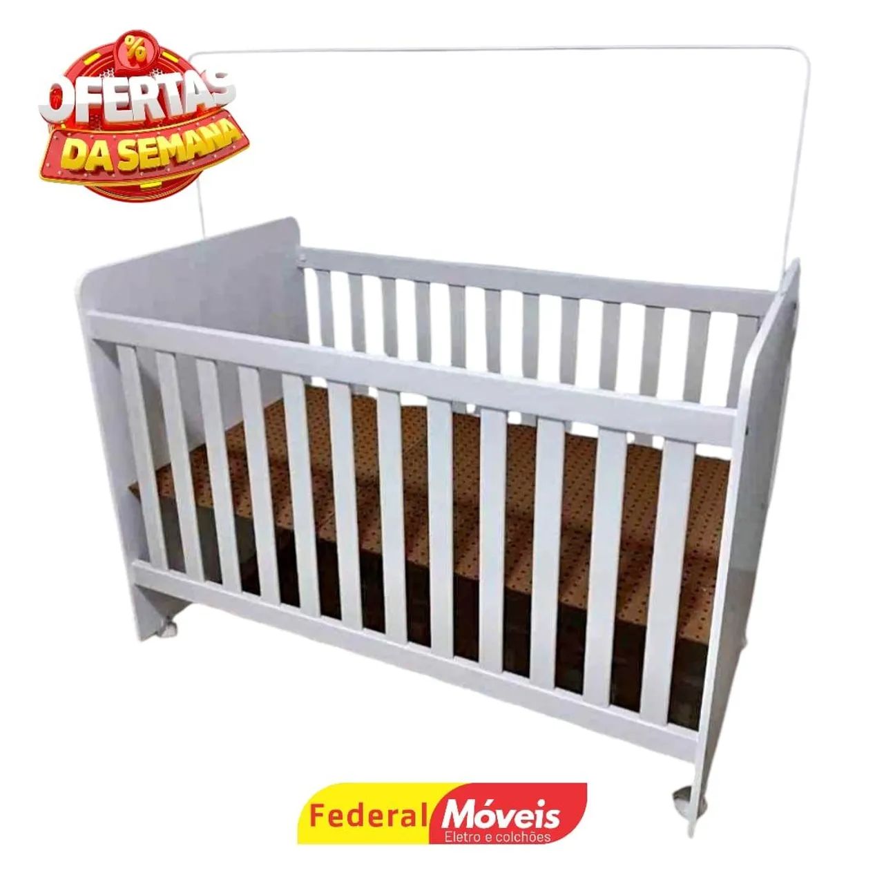 Berço Infantil 1,32m em Oferta - Temos Crediário 