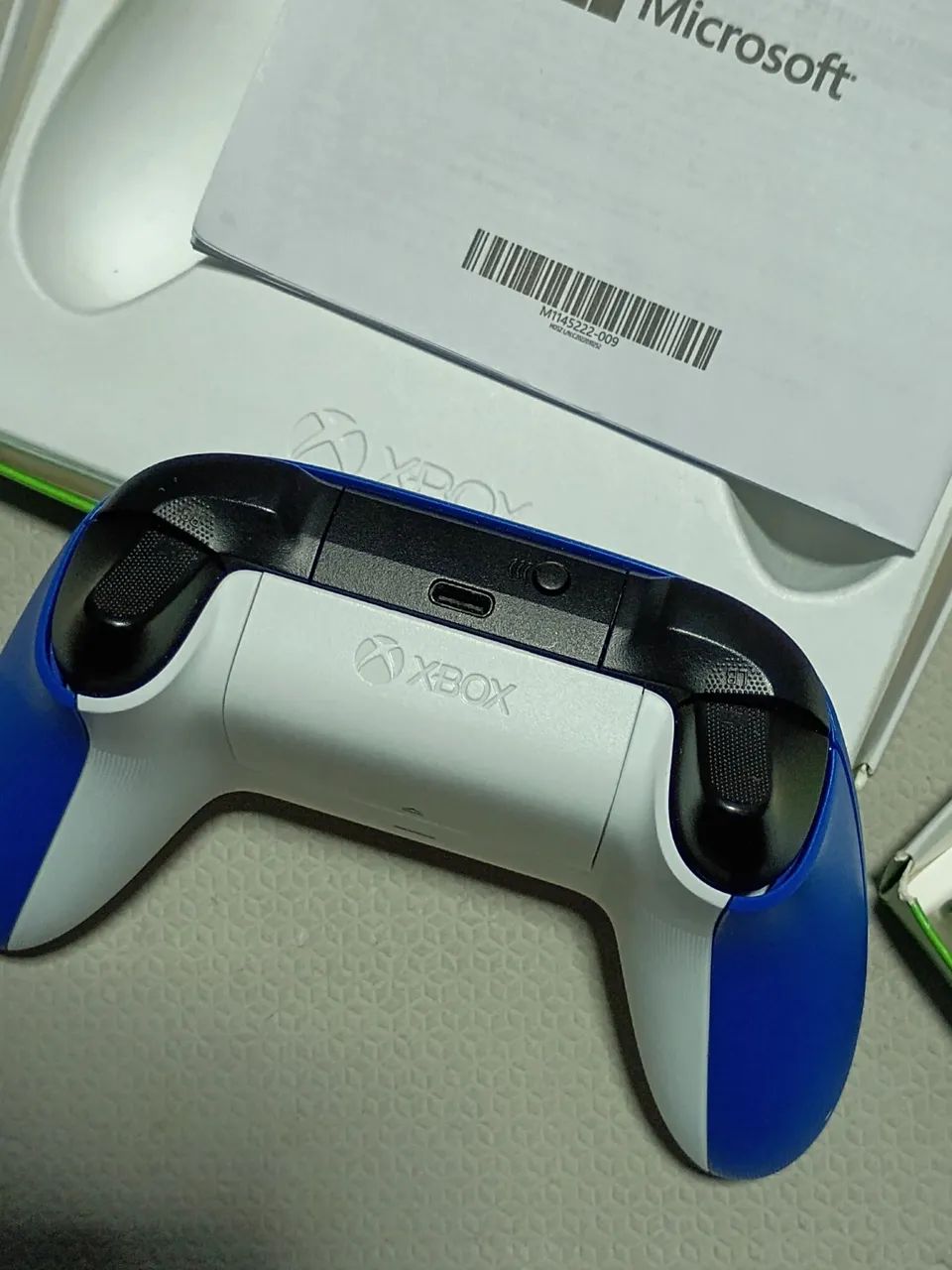 Controle Xbox Original Microsoft - Azul (Shock Blue) - Foto 2