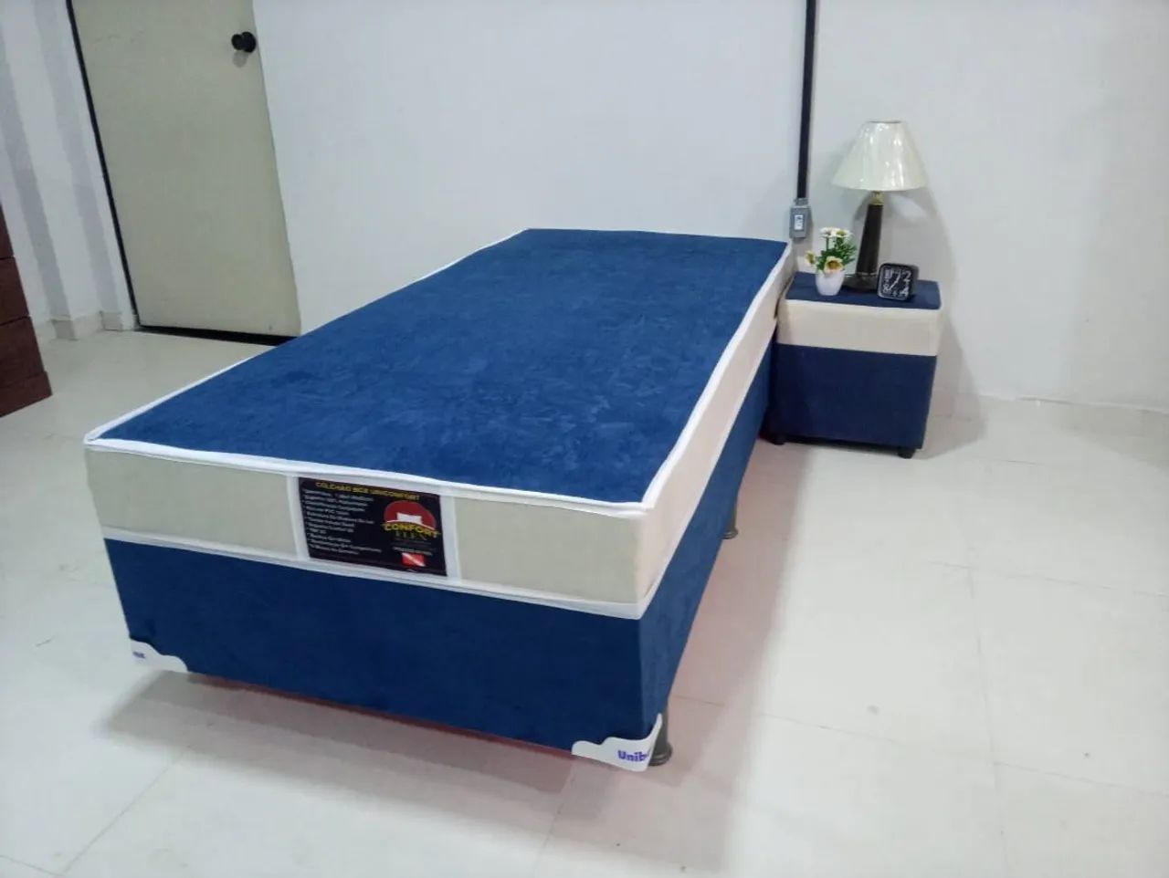Cama unibox de Espuma, casal, solteiro,  solteirão 