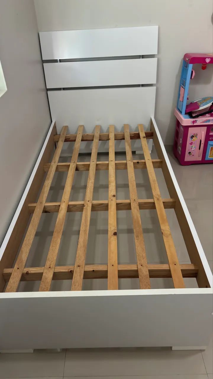 Cama de solteiro em MDF - Foto 3