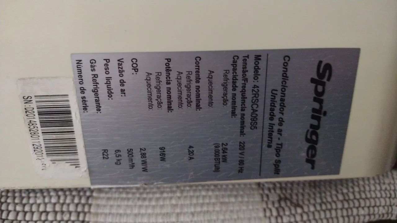 AR CONDICIONADO 9000Btus - Foto 5