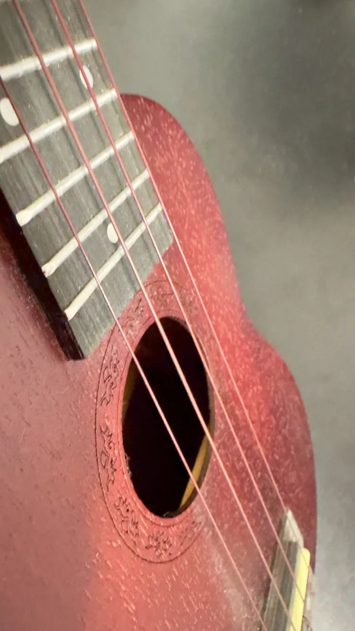 Ukulele Acústico Spring Soprano 21 Polegadas Vermelho - Foto 5