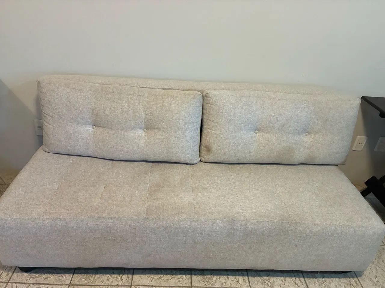 Vendo sofá cama de linho  - Foto 4