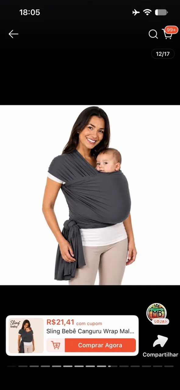 Sling para bebê 