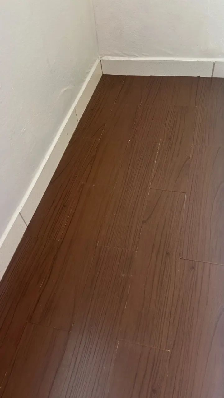 Placa piso amadeirado MDF 