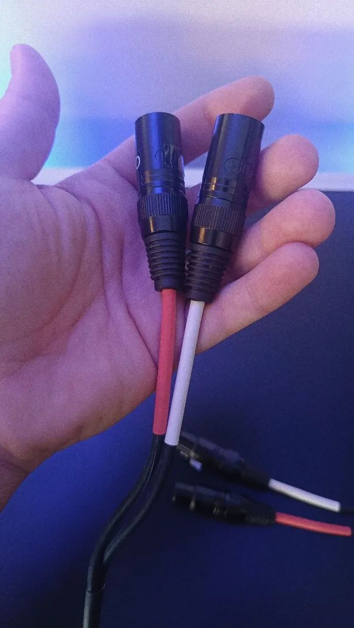 Cabo de Áudio Estéreo XLR Duplo Philips 2x0.50mm² - 1 MT - Foto 4