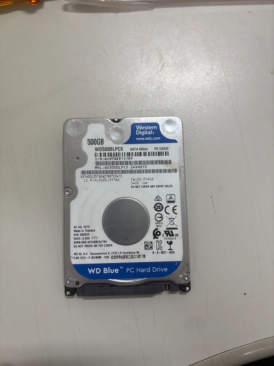 HD 500GB WD Blue