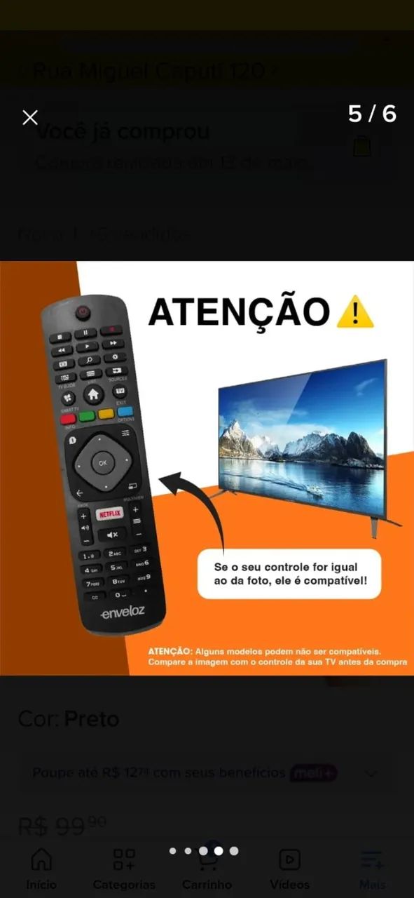 Controle compatível LG smartv - Foto 2